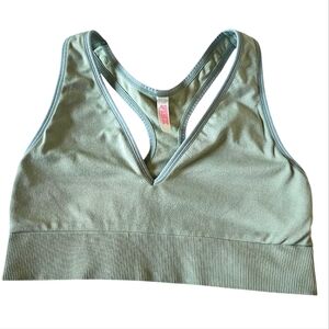 Victoria's Secret PINK Mint Green Seamless Plunge Bralette